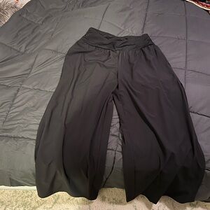 Black Wide-Leg Pants